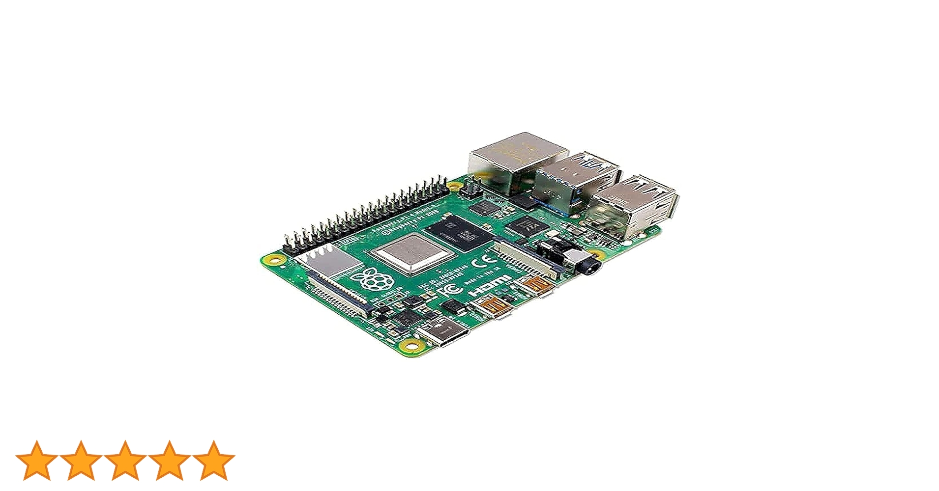 Raspberry Pi 4 Model B 2019 Quad Core 64 Bit WiFi Bluetooth